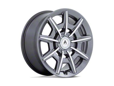 Asanti Esquire Gloss Anthracite Bright Machined Wheel; 22x10.5 (06-10 Charger)