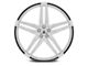 Asanti Orion Brushed Silver with Carbon Fiber Insert Wheel; 22x9 (06-10 RWD Charger)