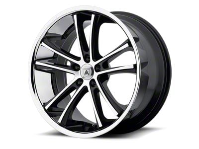 Asanti Pegasi Black Machined Wheel; 22x9 (06-10 RWD Charger)