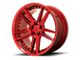 Asanti Reign Candy Red Wheel; 20x10.5 (06-10 RWD Charger)