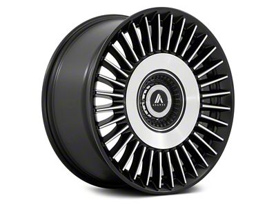 Asanti Tiara Satin Black Machined Wheel; Rear Only; 20x10.5 (06-10 RWD Charger)
