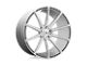 Asanti ries Brushed Silver Wheel; Rear Only; 20x10; 40mm Offset (10-15 Camaro, Excluding ZL1)