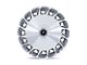 Asanti Aristocrat Gloss Platinum with Bright Machined Face Wheel; Rear Only; 20x10.5 (10-15 Camaro)