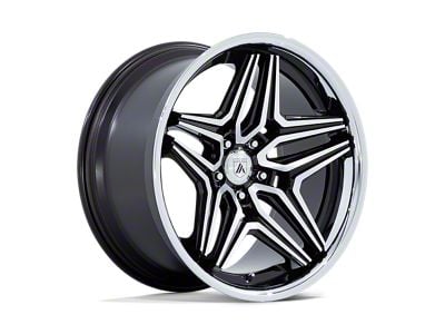 Asanti Duke Gloss Black Machined Wheel; Rear Only; 20x10.5 (10-15 Camaro)