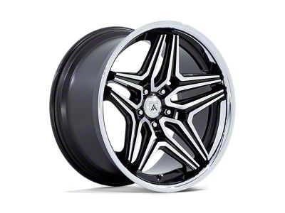 Asanti Duke Gloss Black Machined Wheel; 20x9 (10-15 Camaro, Excluding ZL1)