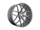 Asanti Dynasty Titanium Brushed Wheel; 20x8.5; 38mm Offset (10-15 Camaro, Excluding ZL1)