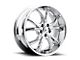 Asanti Elektra Chrome Wheel; 22x10; 35mm Offset (10-15 Camaro, Excluding ZL1)