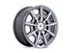 Asanti Esquire Gloss Anthracite Bright Machined Wheel; 20x10.5 (10-15 Camaro, Excluding ZL1)