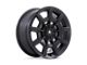 Asanti Esquire Satin Black with Gloss Black Face Wheel; Rear Only; 20x10.5 (10-15 Camaro)