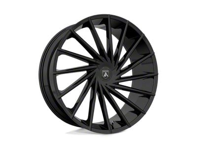 Asanti Matar Gloss Black Wheel; 22x9; 30mm Offset (10-15 Camaro, Excluding ZL1)