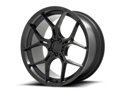 Asanti Monarch Satin Black Wheel; Rear Only; 20x10.5 (10-15 Camaro)