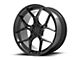 Asanti Monarch Satin Black Wheel; Rear Only; 20x10.5 (10-15 Camaro)