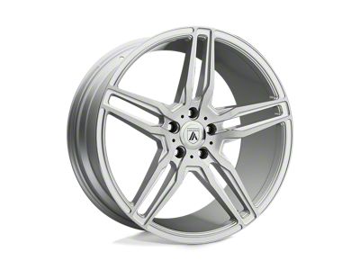 Asanti Orion Brushed Silver with Carbon Fiber Insert Wheel; 19x9.5 (10-15 Camaro, Excluding ZL1)