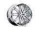 Asanti Pollux Chrome Wheel; Rear Only; 20x10; 32mm Offset (10-15 Camaro, Excluding ZL1)