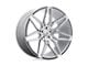 Asanti Sirius Brushed Silver with Carbon Fiber Insert Wheel; 22x10.5; 35mm Offset (10-15 Camaro, Excluding ZL1)