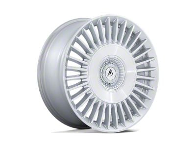 Asanti Tiara Gloss Silver with Bright Machined Face Wheel; 22x9 (10-15 Camaro, Excluding ZL1)