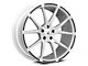 Asanti Vega Brushed Silver with Carbon Fiber Insert Wheel; 20x9 (11-23 RWD Charger, Excluding Widebody)