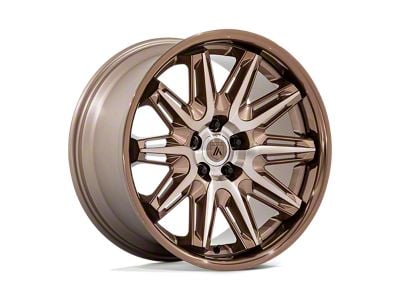 Asanti Imperator Bronze Machined with Bronze Lip Wheel; 20x10.5 (15-23 Mustang GT, EcoBoost, V6)