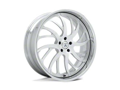 Asanti AF862 Brushed Wheel; Left Directional; Rear Only; 24x10; -20mm Offset (93-02 Camaro)