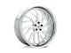 Asanti AF862 Brushed Wheel; Right Directional; Rear Only; 24x10 (93-02 Camaro)