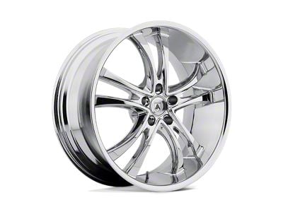 Asanti ABL-6 Chrome Wheel; 22x9; 32mm Offset (16-24 Camaro, Excluding SS w/ 6-Piston Front Calipers & ZL1)