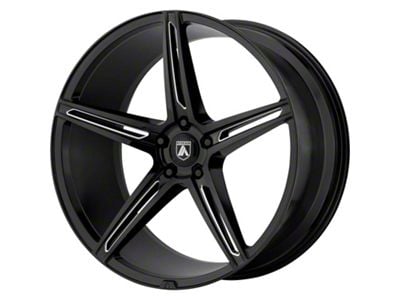 Asanti Alpha 5 Gloss Black Milled Wheel; 20x9 (16-24 Camaro)