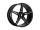 Asanti Alpha 5 Gloss Black Milled Wheel; 22x9; 32mm Offset (16-24 Camaro, Excluding SS w/ 6-Piston Front Calipers & ZL1)