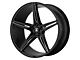 Asanti Alpha 5 Gloss Black Milled Wheel; Rear Only; 20x10.5; 38mm Offset (16-24 Camaro)