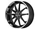 Asanti Altair Matte Black Milled Wheel; 20x8.5; 35mm Offset (16-24 Camaro)