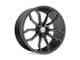 Asanti Athena Matte Graphite Wheel; 22x9; 45mm Offset (16-24 Camaro, Excluding SS w/ 6-Piston Front Calipers & ZL1)