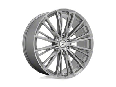 Asanti Corona Truck Titanium Brushed Wheel; Rear Only; 20x10.5; 38mm Offset (16-24 Camaro, Excluding SS w/ 6-Piston Front Calipers & ZL1)