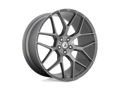 Asanti Dynasty Titanium Brushed Wheel; 22x9; 32mm Offset (16-24 Camaro, Excluding SS w/ 6-Piston Front Calipers & ZL1)