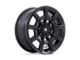 Asanti Esquire Satin Black with Gloss Black Face Wheel; 20x9; 27mm Offset (16-24 Camaro, Excluding SS w/ 6-Piston Front Calipers & ZL1)