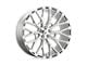 Asanti Leo Brushed Silver Wheel; 22x10.5; 35mm Offset (16-24 Camaro, Excluding SS w/ 6-Piston Front Calipers & ZL1)