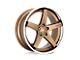 Asanti Regal Satin Bronze with Chrome Lip Wheel; 20x9; 35mm Offset (16-24 Camaro)