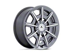 Asanti Esquire Gloss Anthracite Bright Machined Wheel; 22x10.5 (08-23 RWD Challenger, Excluding SRT Hellcat & Widebody)