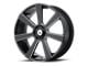 Asanti Apollo Satin Black Milled Wheel; 22x9 (11-23 RWD Charger)