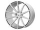 Asanti Aries Brushed Silver Wheel; Rear Only; 20x10 (06-10 RWD Charger)