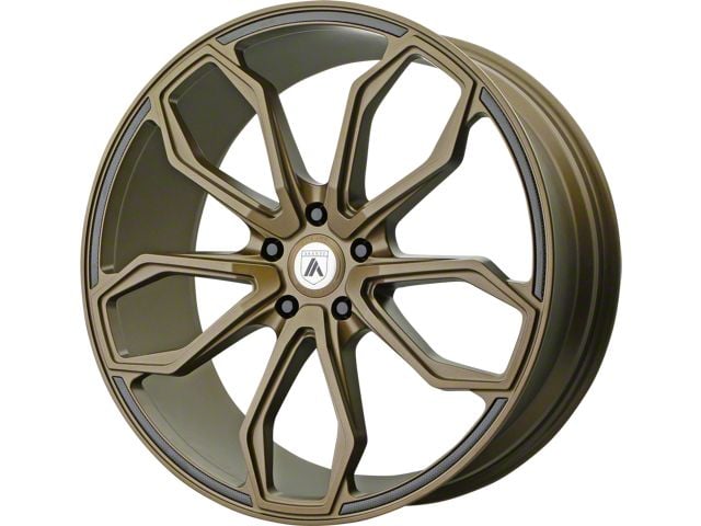 Asanti Athena Satin Bronze Wheel; Rear Only; 22x10.5 (11-23 RWD Charger, Excluding Widebody)