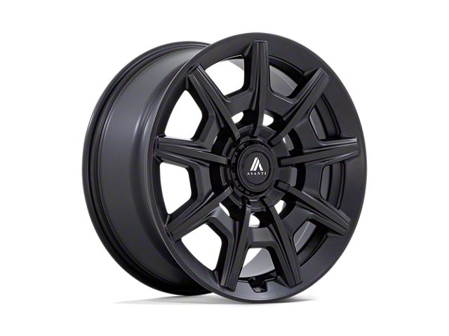 Asanti Esquire Satin Black with Gloss Black Face Wheel; Rear Only; 20x10.5 (11-23 RWD Charger, Excluding Widebody)