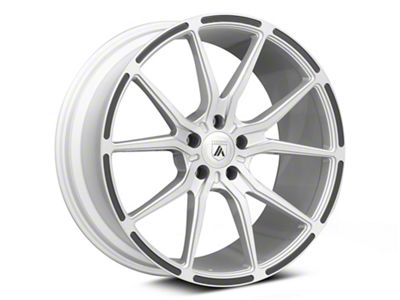 Asanti Vega Brushed Silver with Carbon Fiber Insert Wheel; 20x9; 15mm Offset (06-10 RWD Charger)