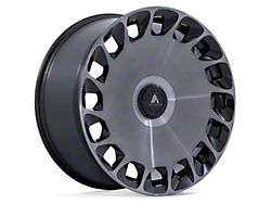 Asanti Aristocrat Gloss Black Machined with DDT Wheel; 22x9 (21-24 Mustang Mach-E)