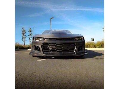 Auto Addict USA Black Panther Front Bumper Conversion; Carbon Fiber (10-15 Camaro)