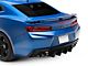 Auto Addict USA RF-1 Quad Tip Rear Diffuser; Gloss Black (16-23 Camaro, Excluding ZL1)