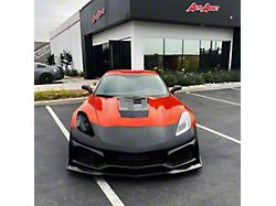 Auto Addict USA ZR1 Track Package Front Bumper Conversion; Unpainted (14-19 Corvette C7, Excluding ZR1)