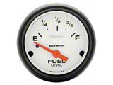 Auto Meter Phantom Series 2-1/16-Inch Fuel Level Gauge; 0 ohm Empty to 90 ohm Full (Universal; Some Adaptation May Be Required)