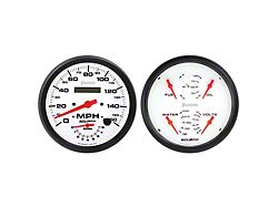 Auto Meter Phantom Series 5-Inch Quad and Tachometer/Speedometer Gauge Kit (Universal; Some Adaptation May Be Required)