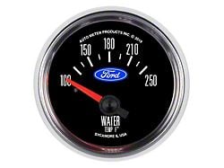 Auto Meter Ford Series 2-1/16-Inch Water Temperature Gauge; 100-250 Fahrenheit (Universal; Some Adaptation May Be Required)