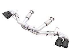 AWE Track Edition Cat-Back Exhaust with Quad Diamond Black Tips (20-24 6.2L Corvette C8)