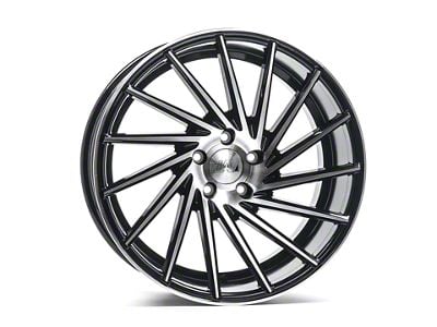 Axe Wheels ZX1 Black and Polished Face Wheel; 20x8.5 (11-23 RWD Charger, Excluding Widebody)